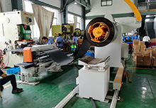 大型偏擺落圓沖壓生產線